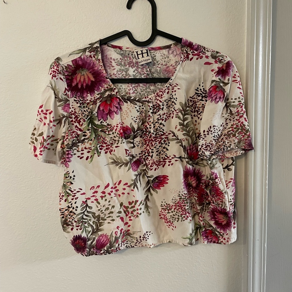Haute Hippie Floral Top